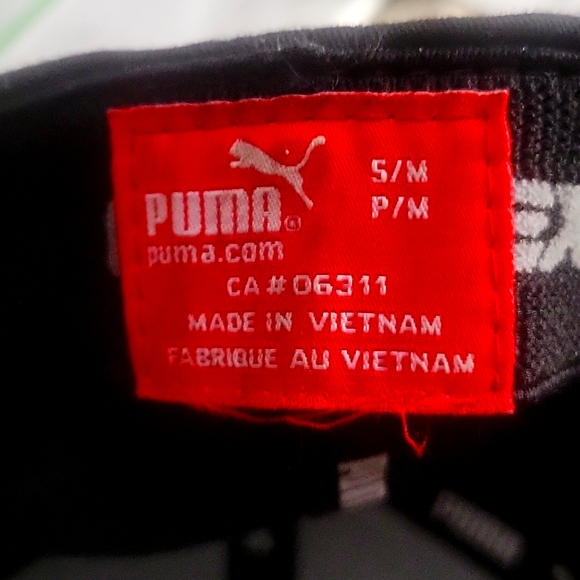 MENS Puma Flex-Fit fitted hat size s/m color black DOUBLE 6 CLOTHES - Picture 6 of 7